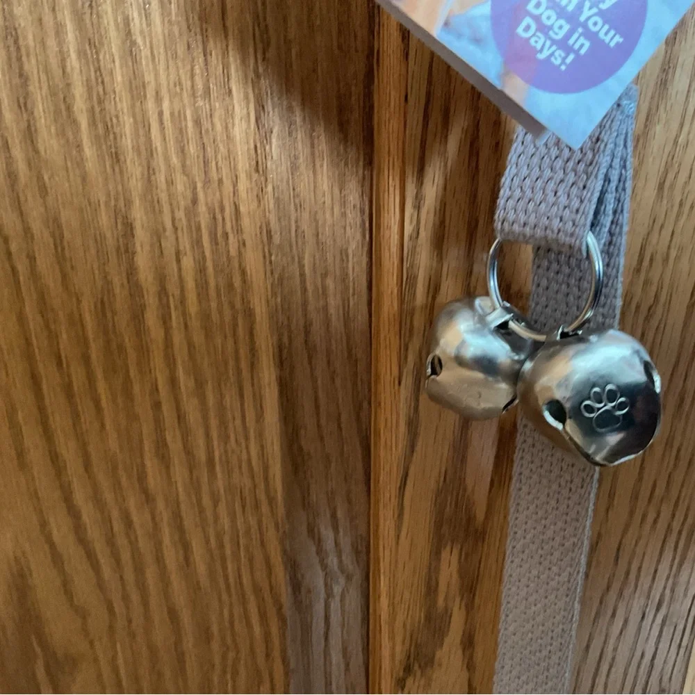 Poochie Bells Doggie Doorbell - beige